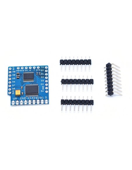 Motor Shield For WeMos D1 Mini I2C Dual Motor Driver TB6612FNG 1A V1 0 0