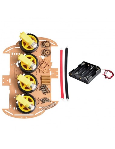 4WD Smart Robot Car Chassis Kits with Speed Encoder