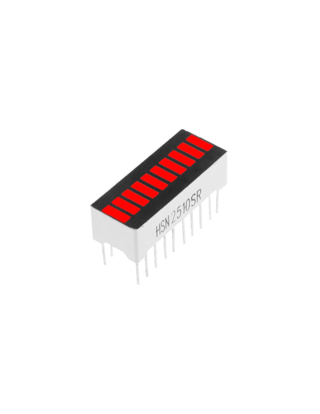 10 Segment digital RED LED bar display