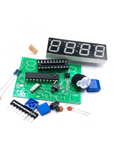 4 Bits Electronic Clock - DIY Kit